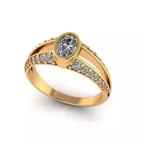 Solitaire ring Model 6999