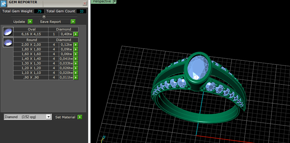 Solitaire ring Model 6999 3D print model_7