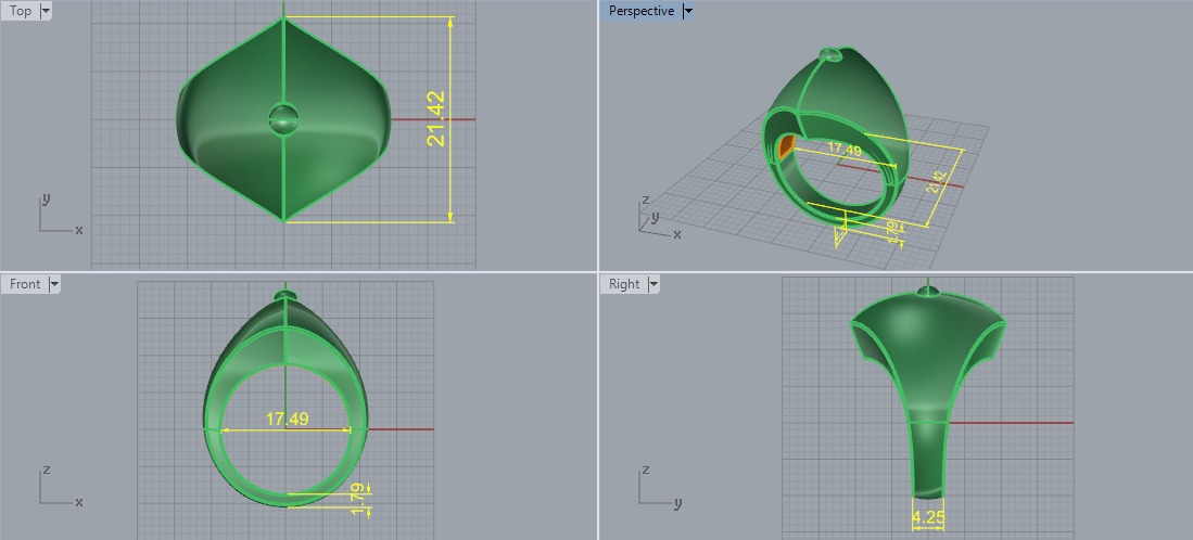 Ring Model 6993 3D print model_6