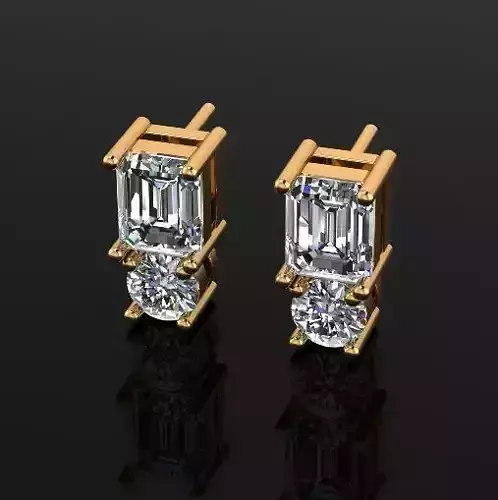 Stud earrings Model 6986