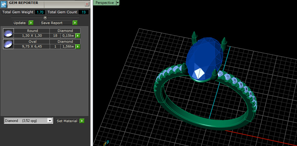 Solitaire ring Model 6985 3D print model_7