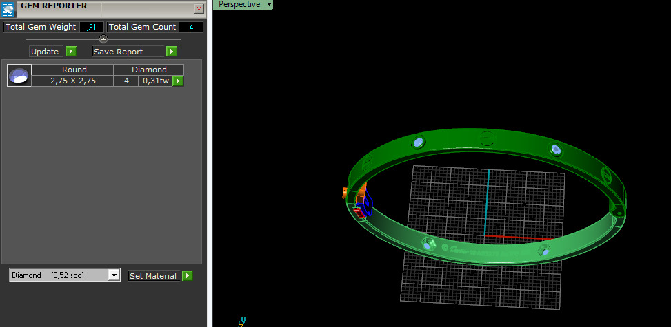 Bracelet bolt size19 Model 6967 3D print model_7