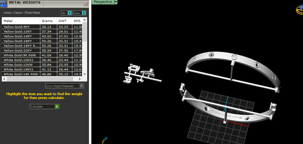 Bracelet bolt size19 Model 6967 3D print model_6