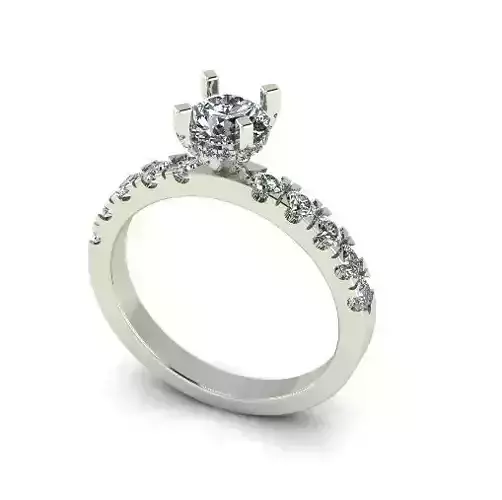 Solitaire ring Model 6964