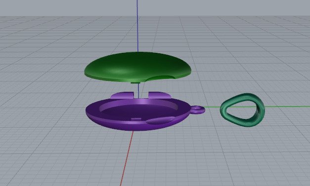 Pendant Model 6963 3D print model_3
