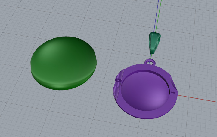 Pendant Model 6963 3D print model_4