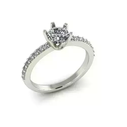 Solitaire ring Model 7059