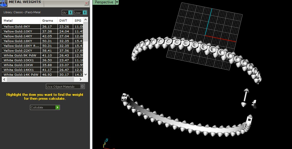 Cart Bracelet size21 Model 7049 3D print model_6