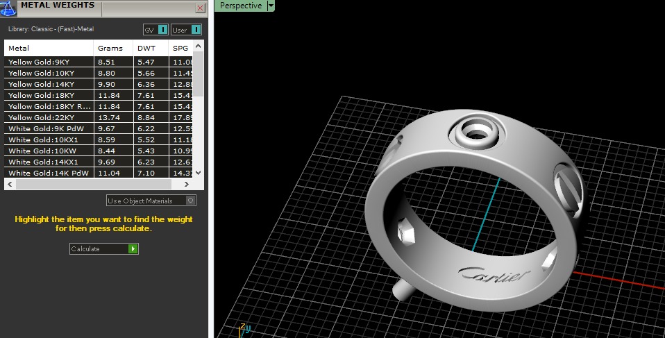 Cart ring Model 7044 3D print model_6