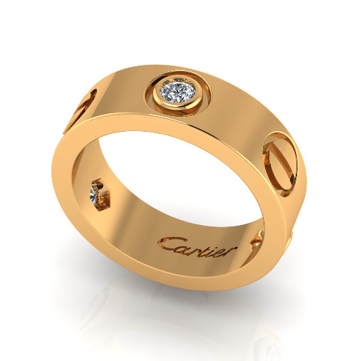 Cart ring Model 7044 3D print model_1