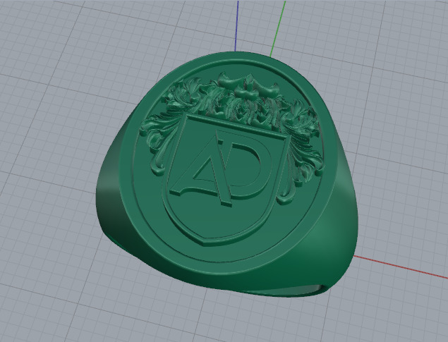 Ring AD Model 7033 3D print model_2