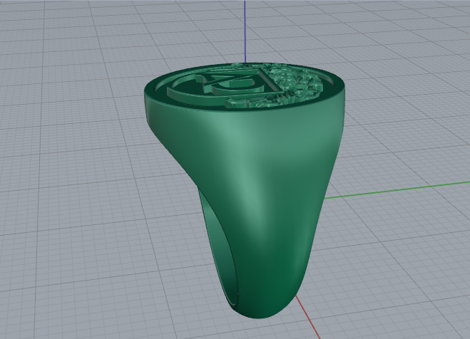 Ring AD Model 7033 3D print model_3