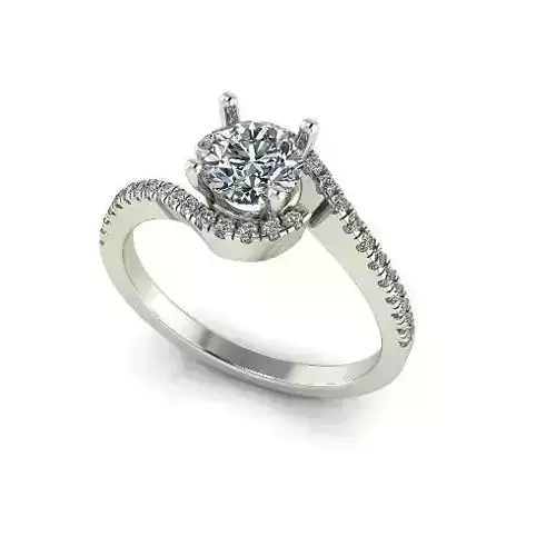 Solitaire ring Model 7026