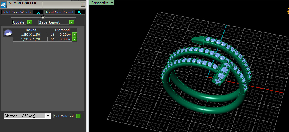 Cart ring Model 7025 3D print model_7