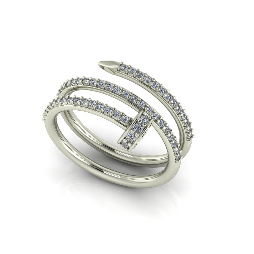 Cart ring Model 7025 3D print model_1