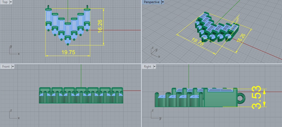 Pendant Model 7013 3D print model_5