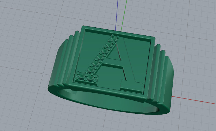 Ring A Model 7096 3D print model_2