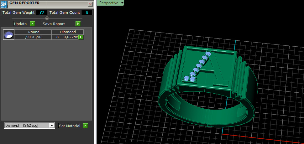 Ring A Model 7096 3D print model_7