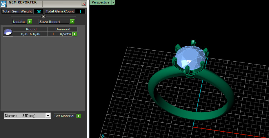 Solitaire ring Model 7088 3D print model_7
