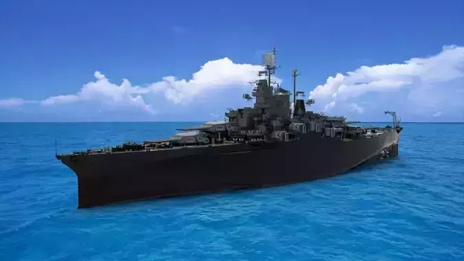 USS California 3D model