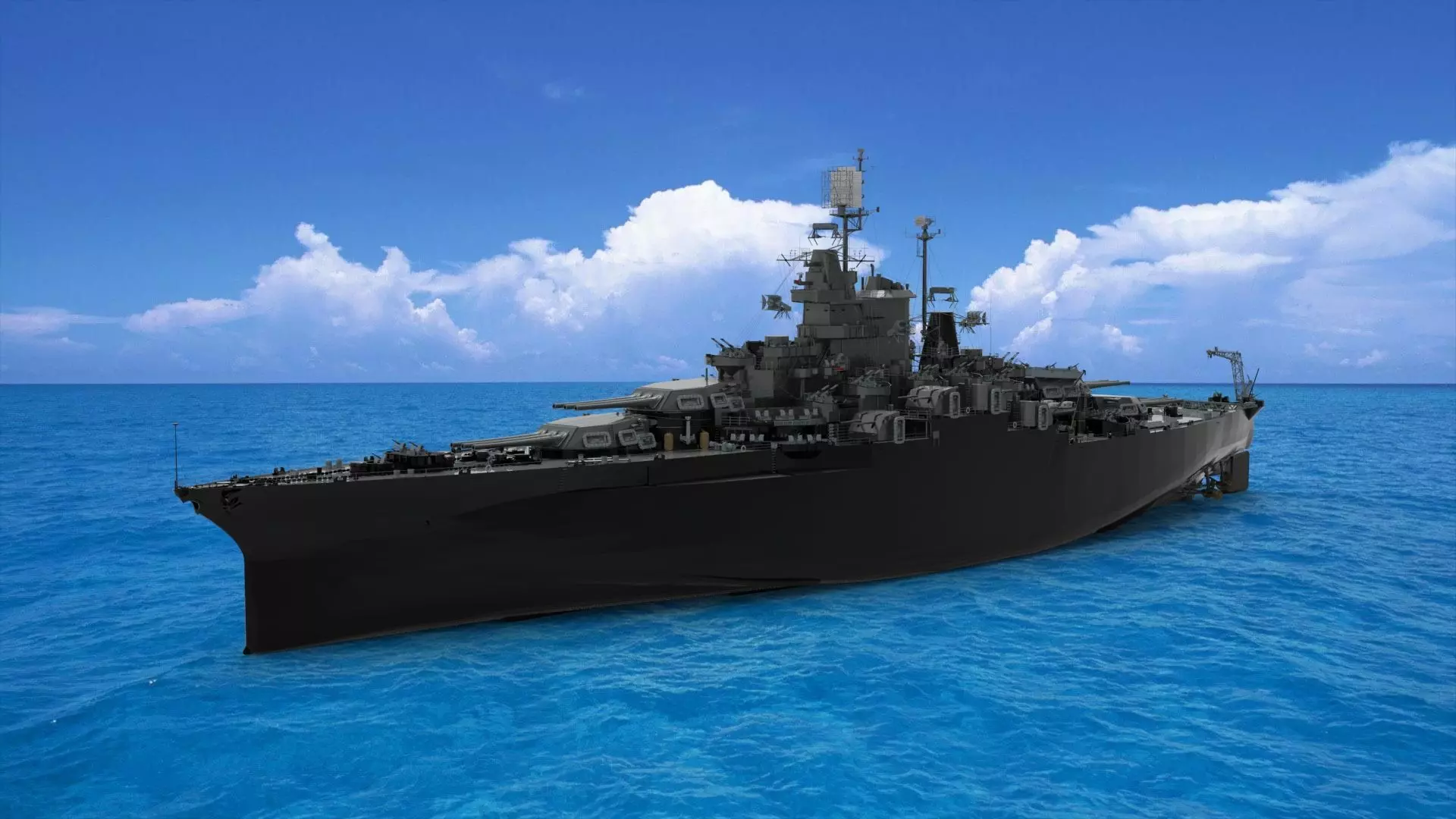 USS California 3D model_0