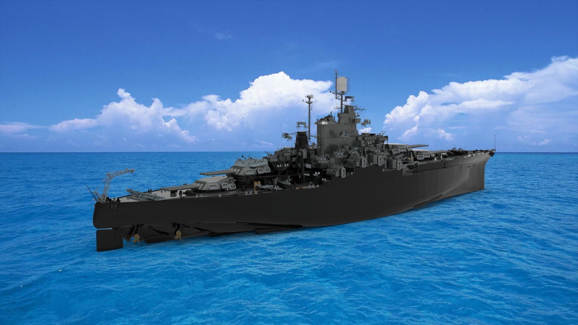 USS California 3D model_1