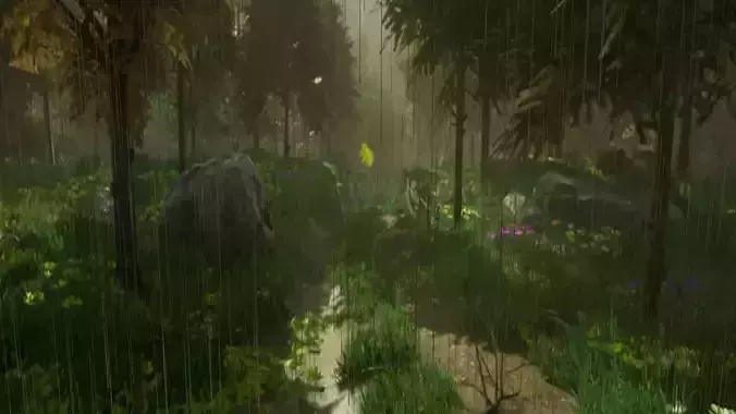 Pouring Rain 3D model