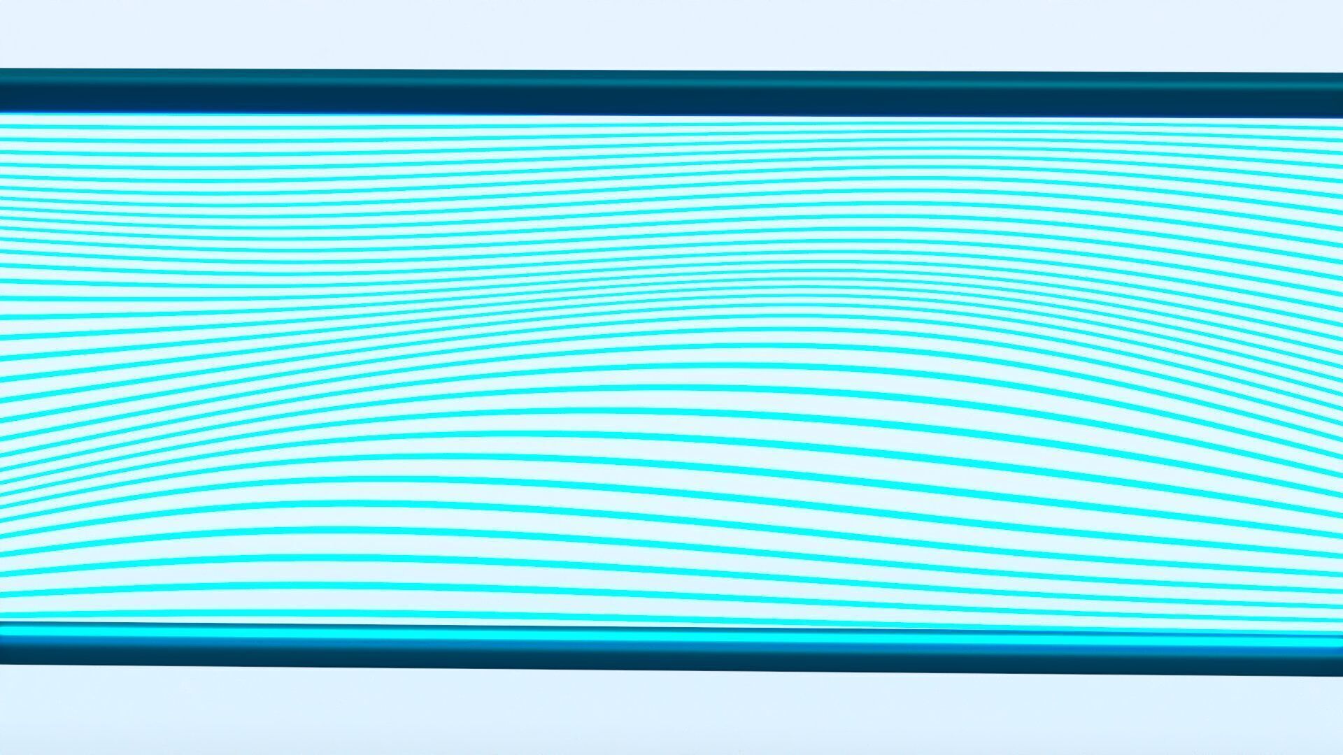 Futuristic LED Hologram Neon Banner Sign Low-poly 3D model_4