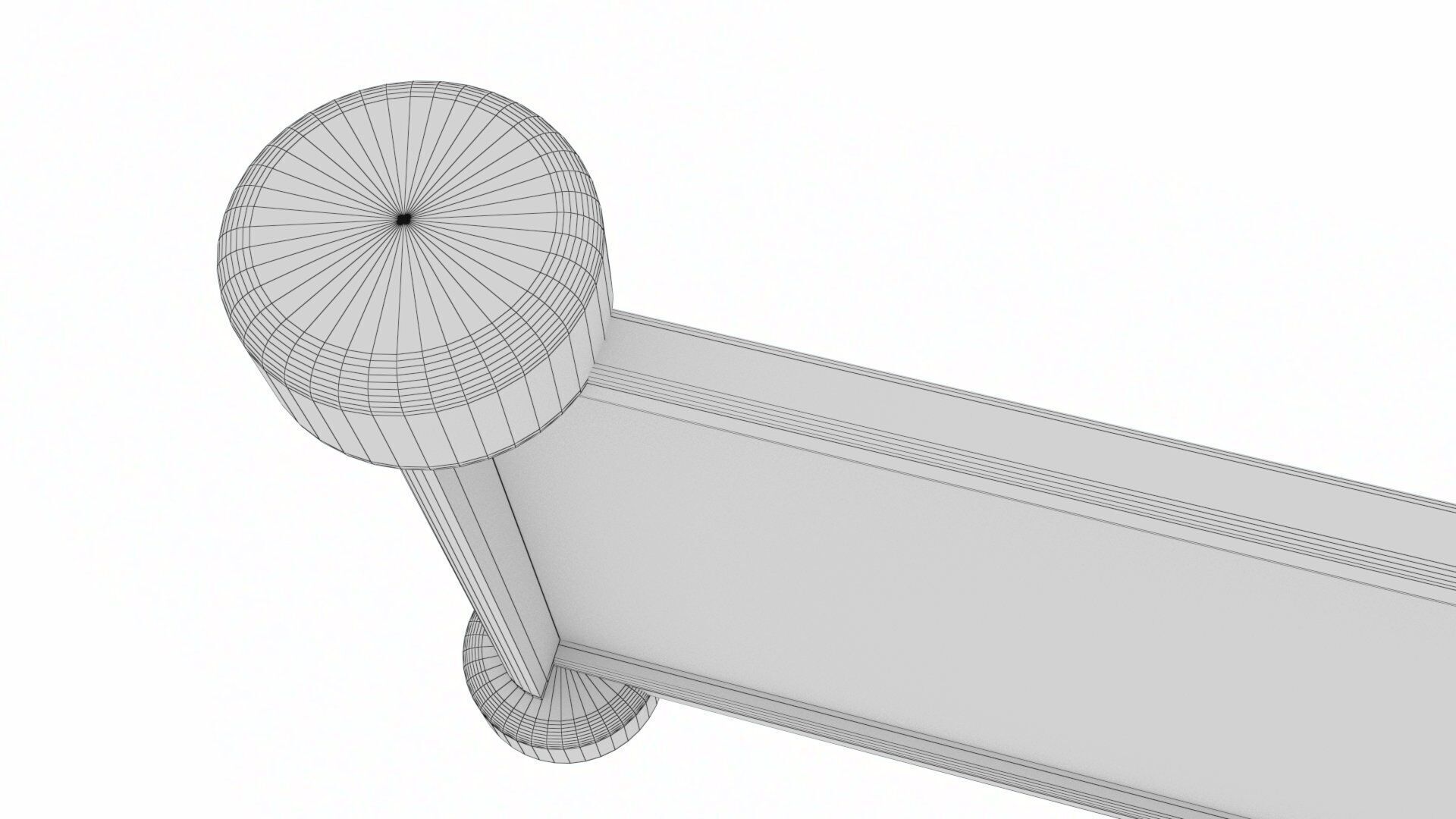 Futuristic LED Hologram Neon Banner Sign Low-poly 3D model_29