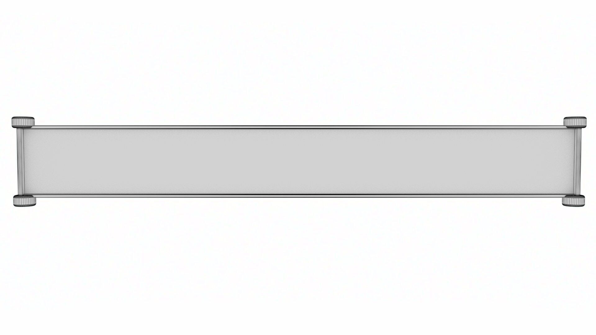 Futuristic LED Hologram Neon Banner Sign Low-poly 3D model_23