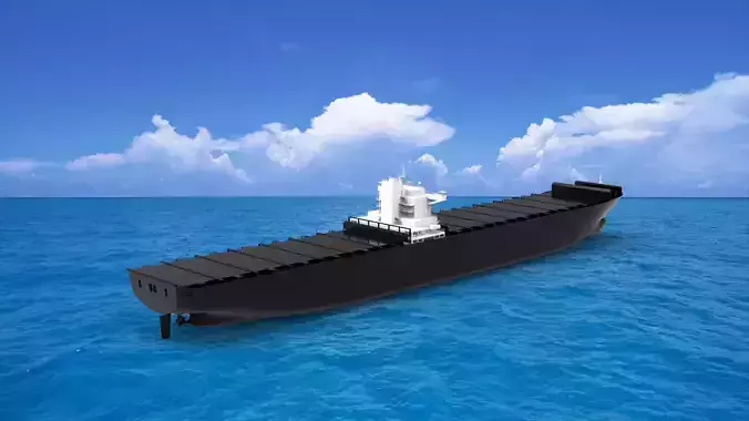 container-ship 3D model