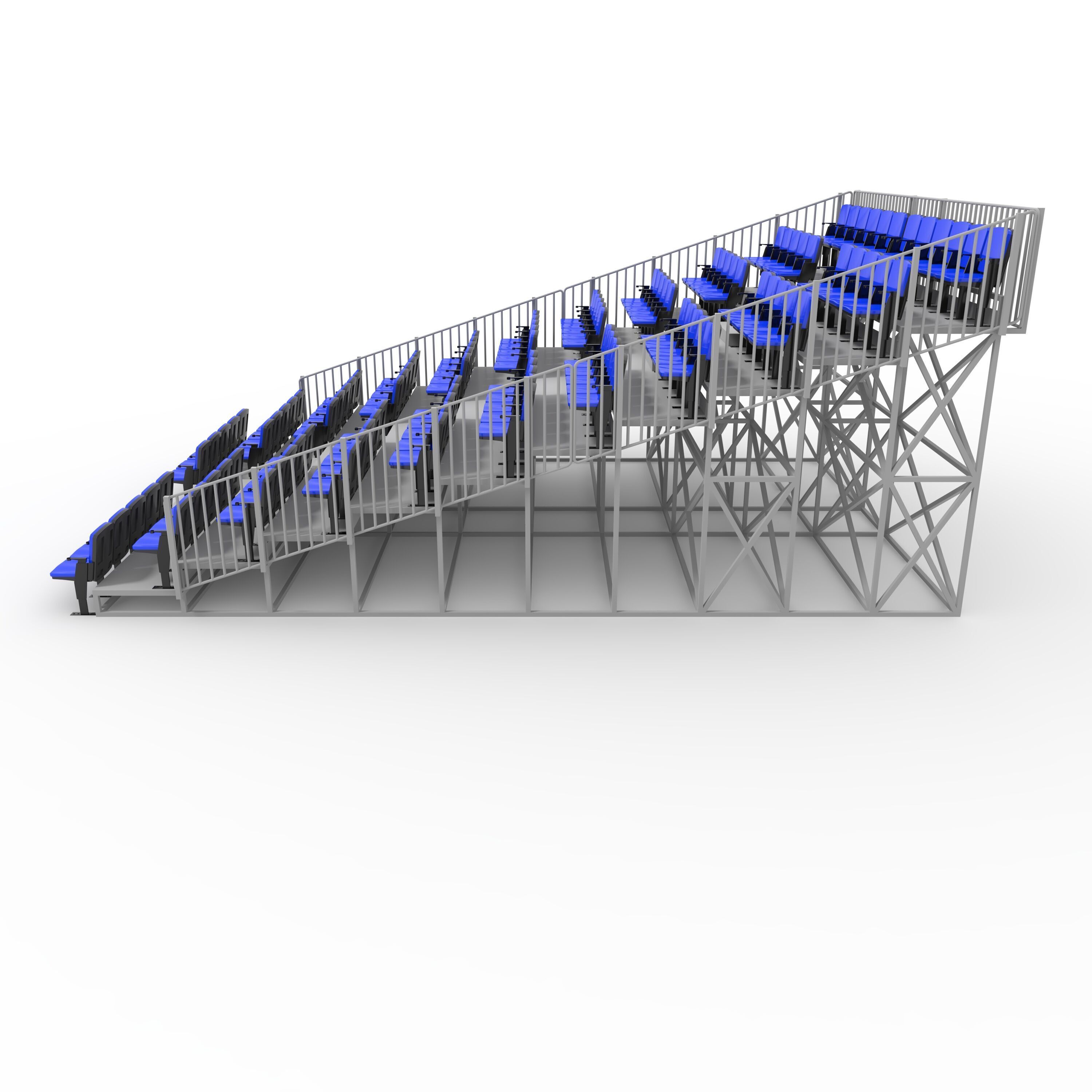 Bleachers 14 3D model_4