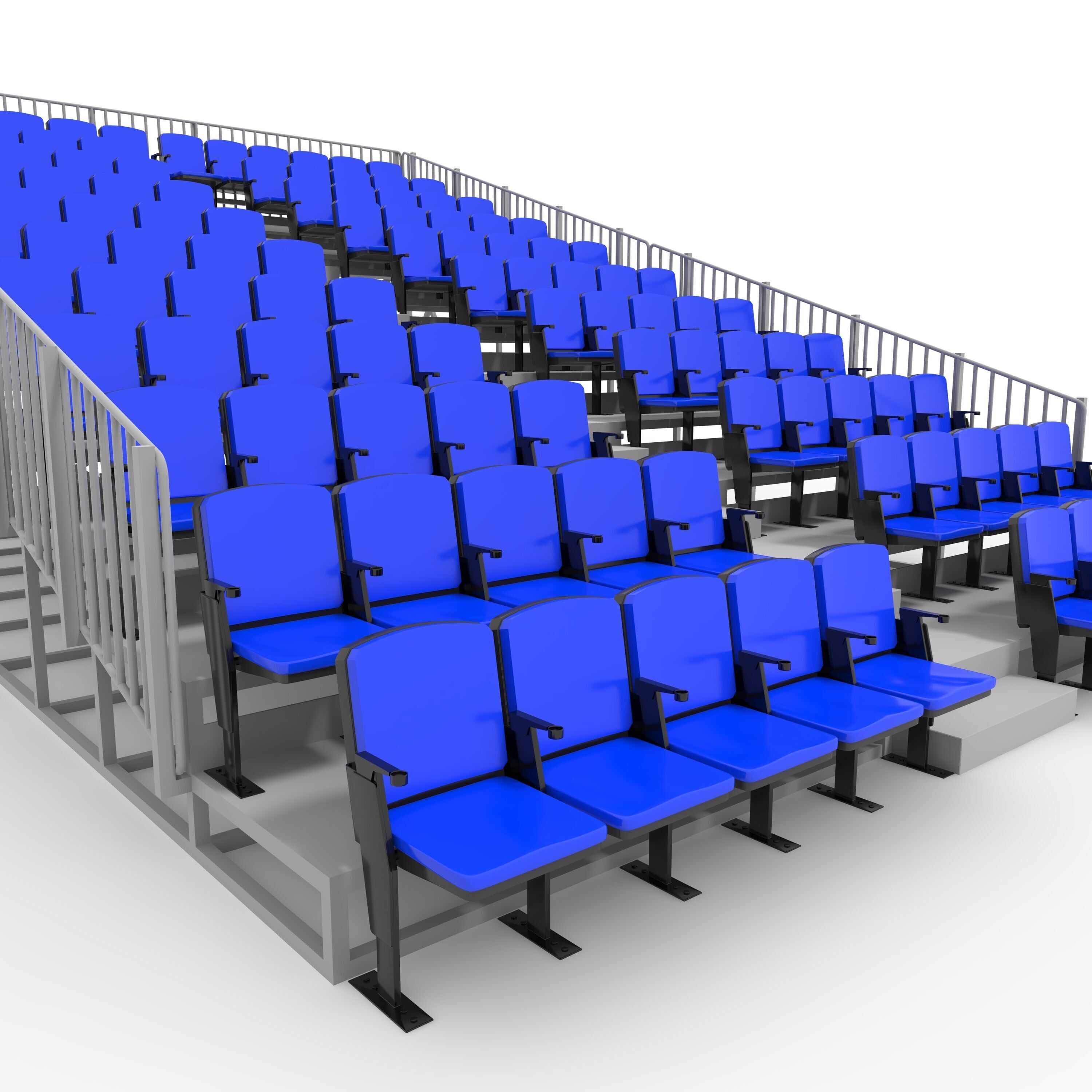 Bleachers 14 3D model_16