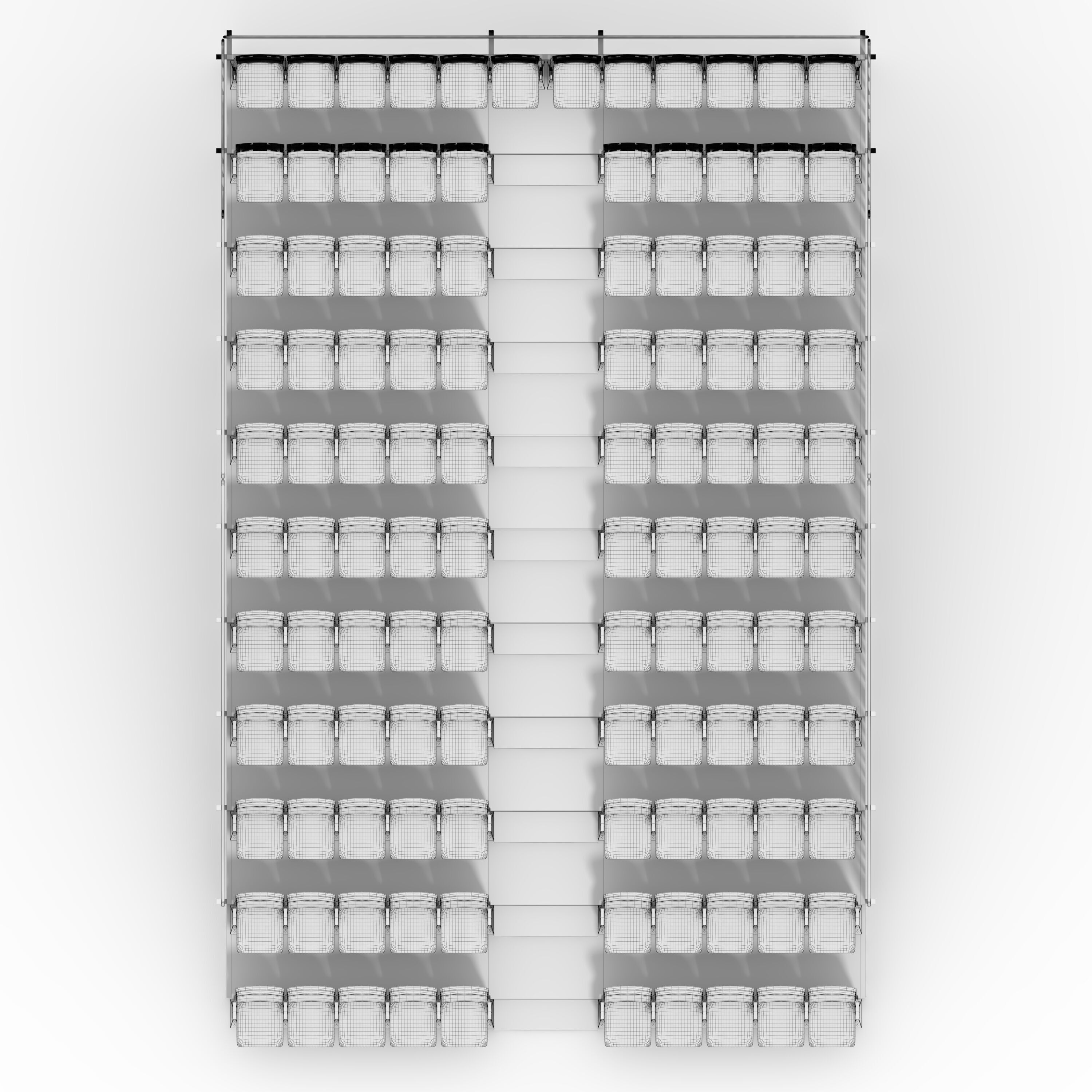 Bleachers 14 3D model_25