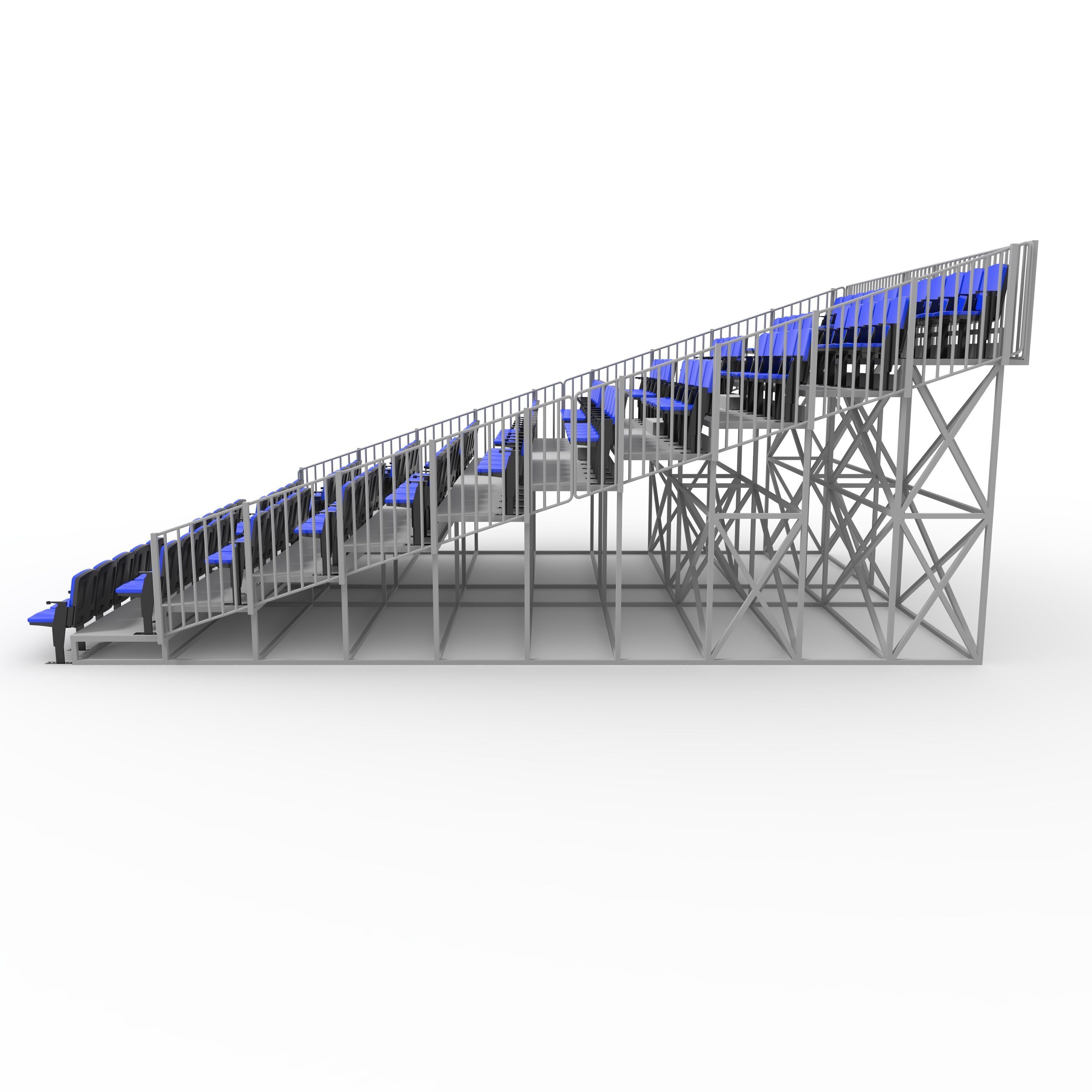 Bleachers 14 3D model_12