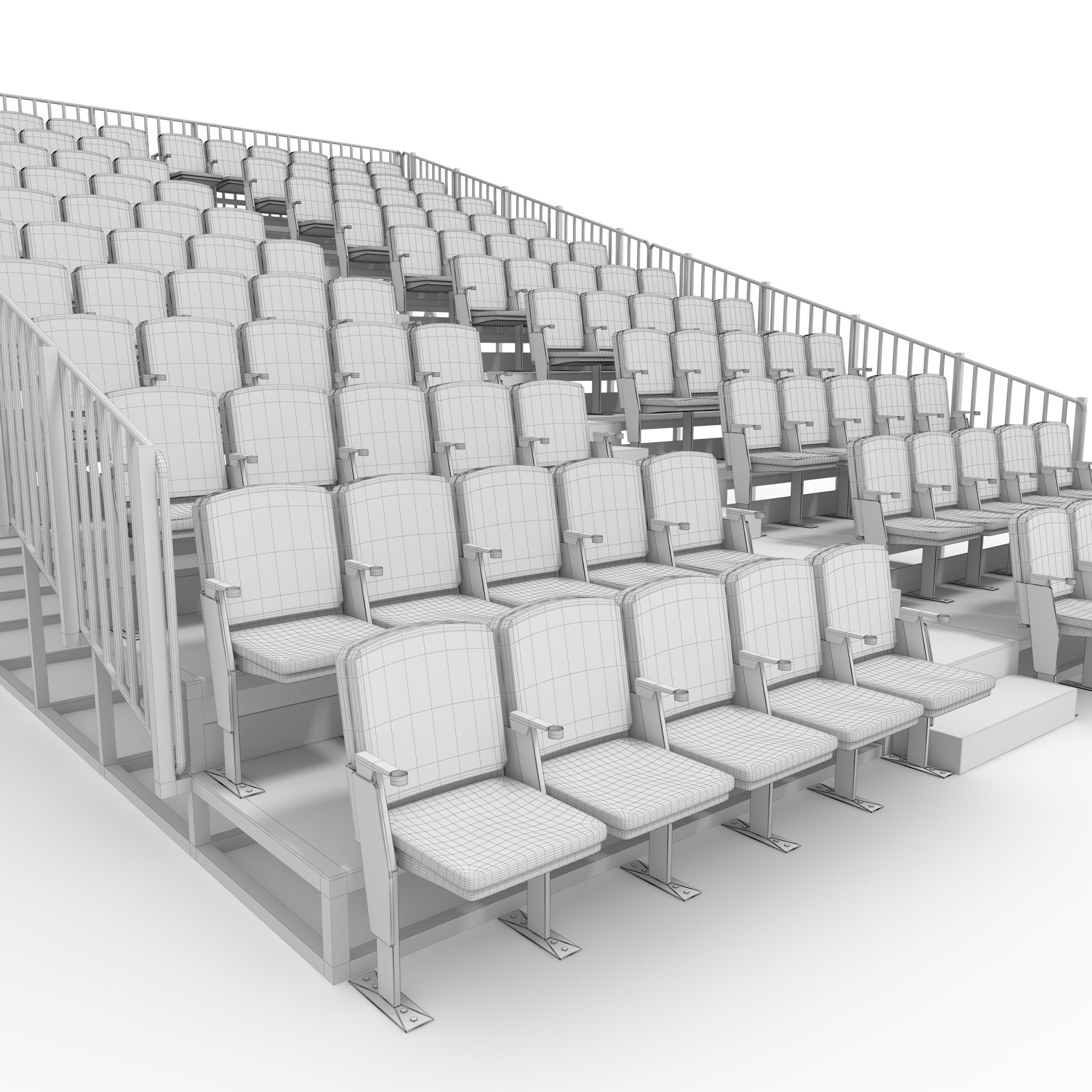 Bleachers 14 3D model_17