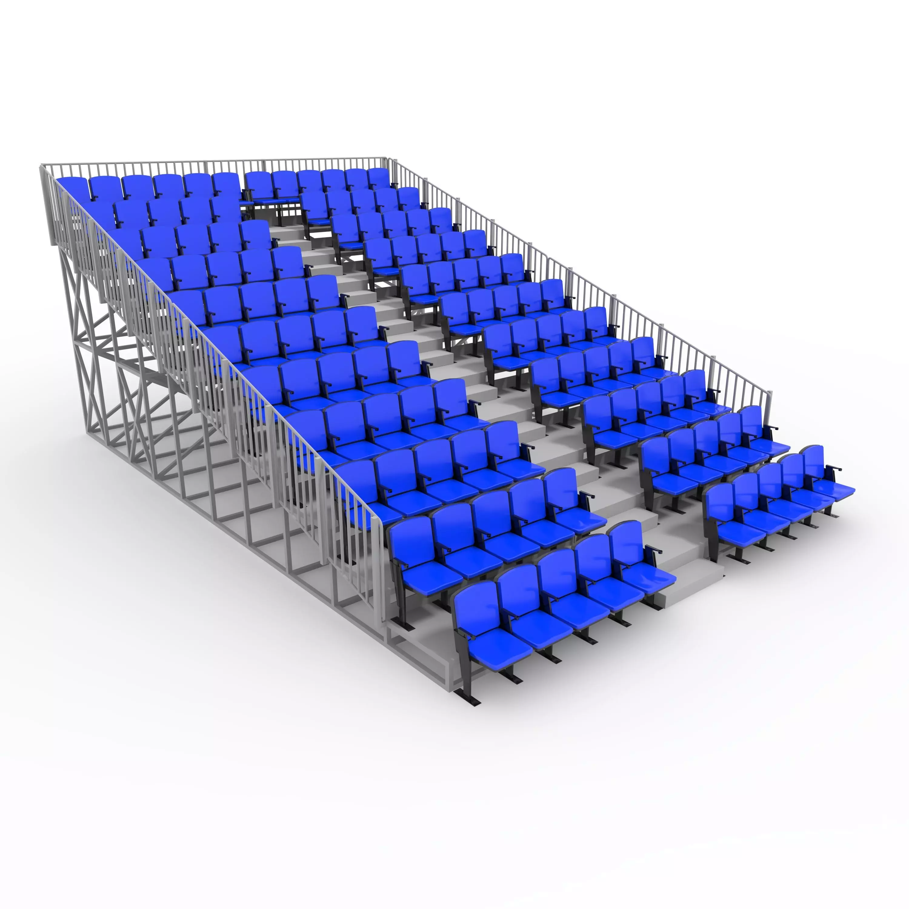 Bleachers 14 3D model_0