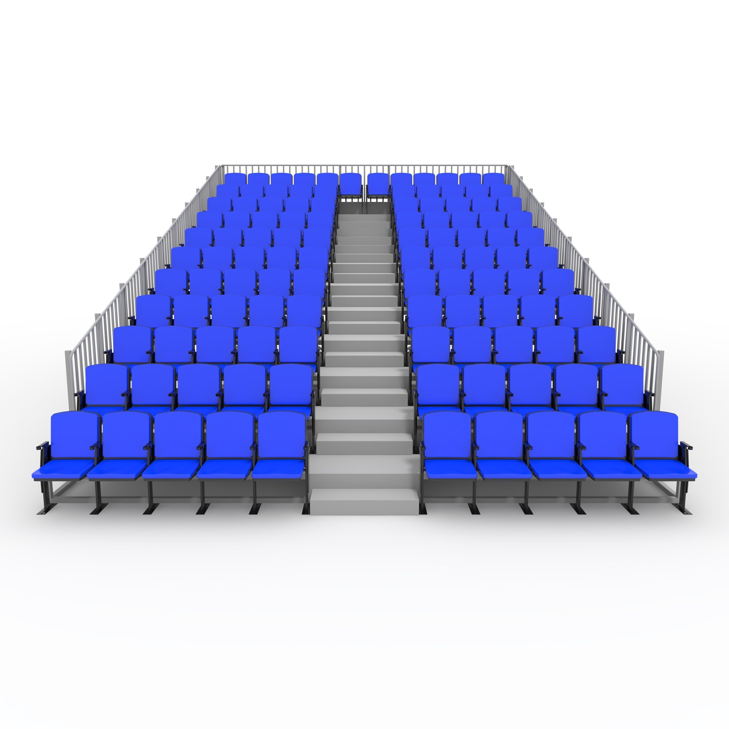 Bleachers 14 3D model_10