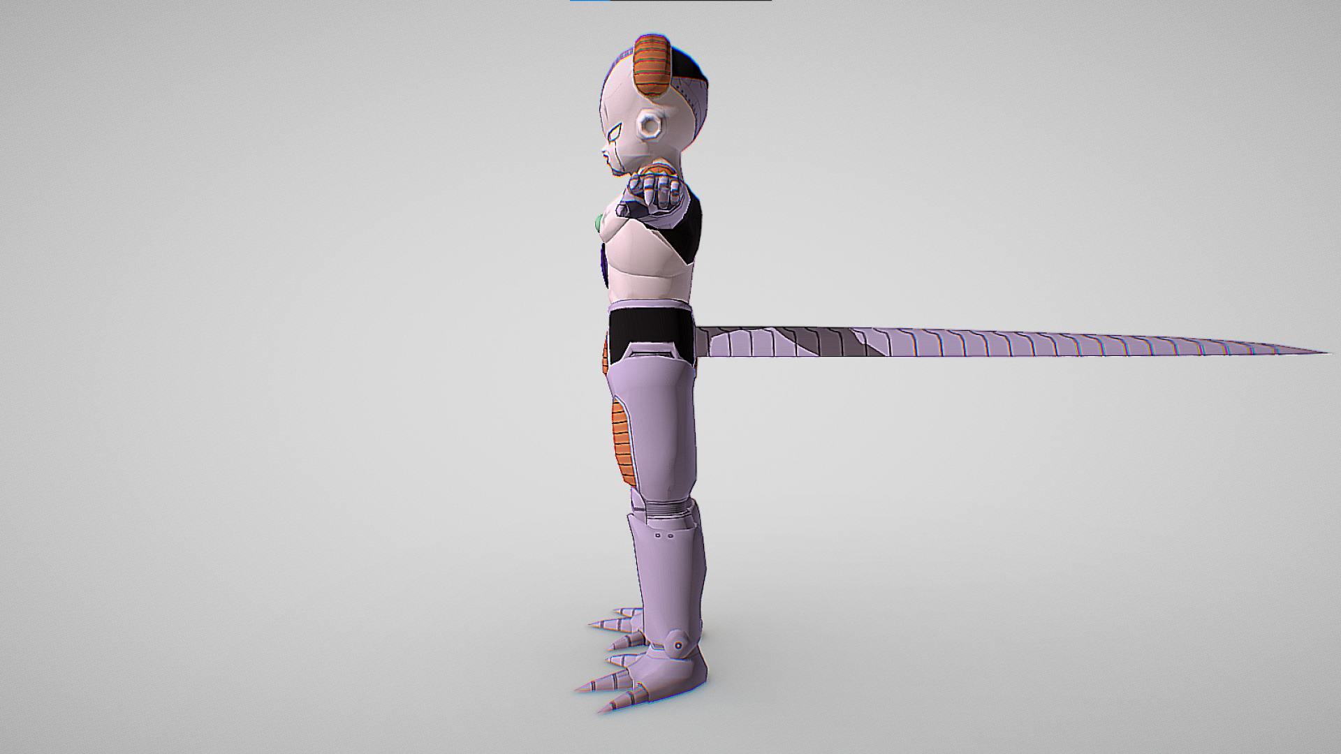 Mecha Frieza - Dragon Ball Z - Budokai Low-poly 3D model_5