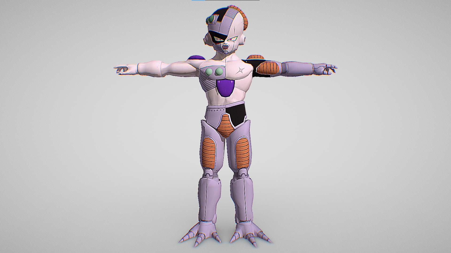 Mecha Frieza - Dragon Ball Z - Budokai Low-poly 3D model_1