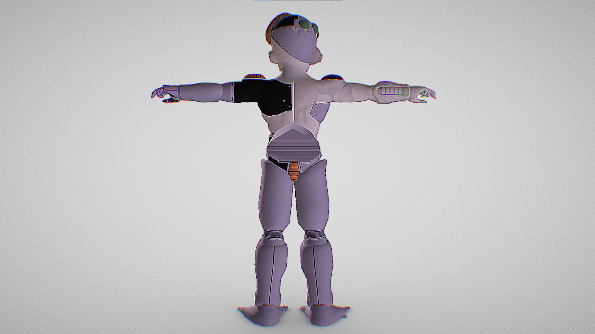 Mecha Frieza - Dragon Ball Z - Budokai Low-poly 3D model_3