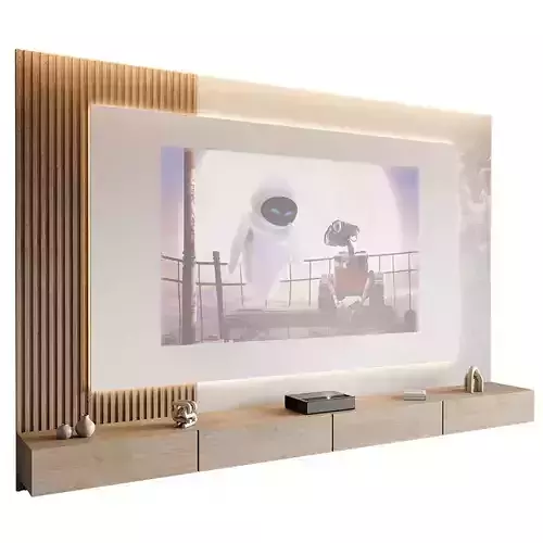 Tv wall 098 3D model