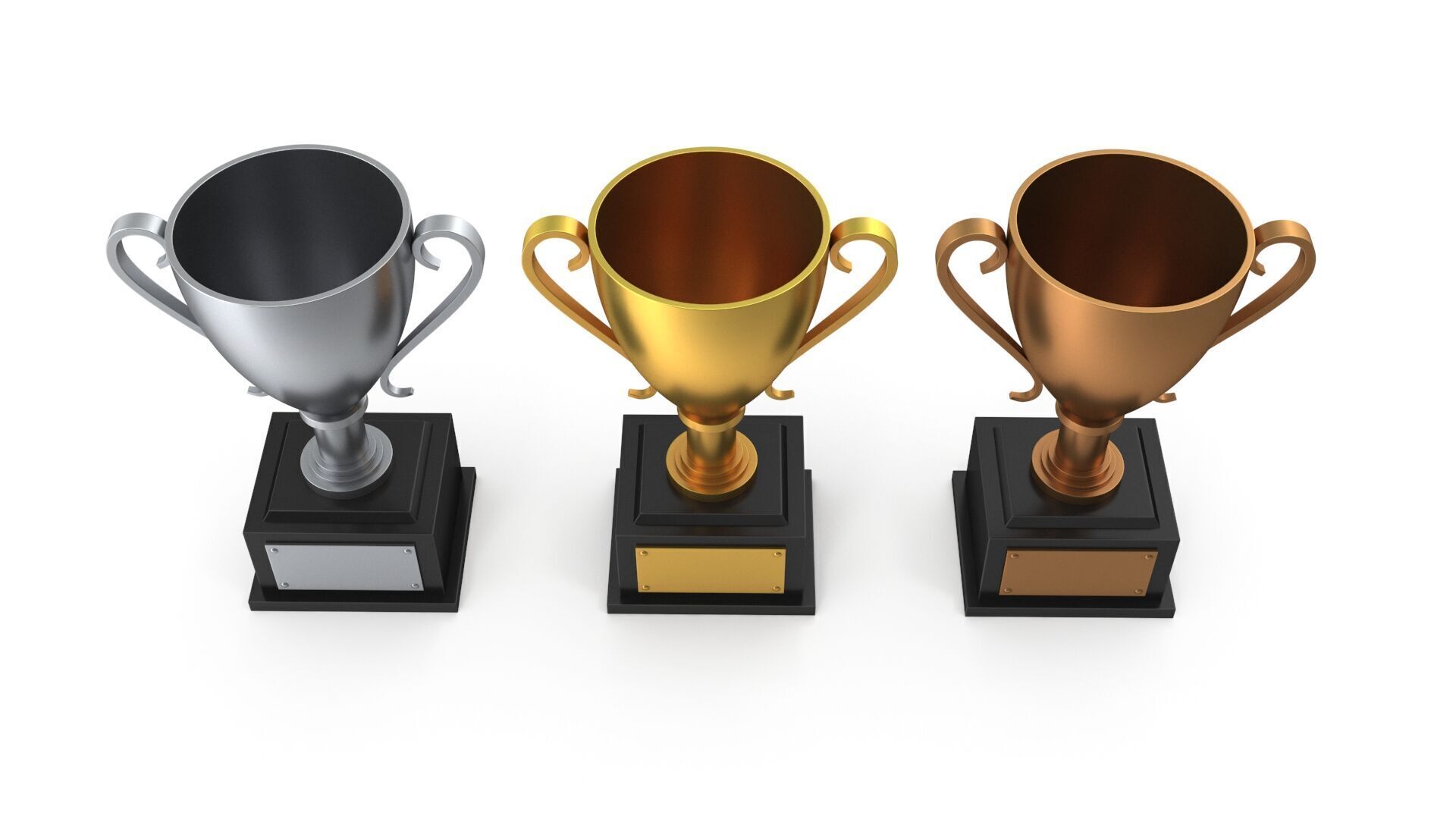 Trophy cups 3D model_6