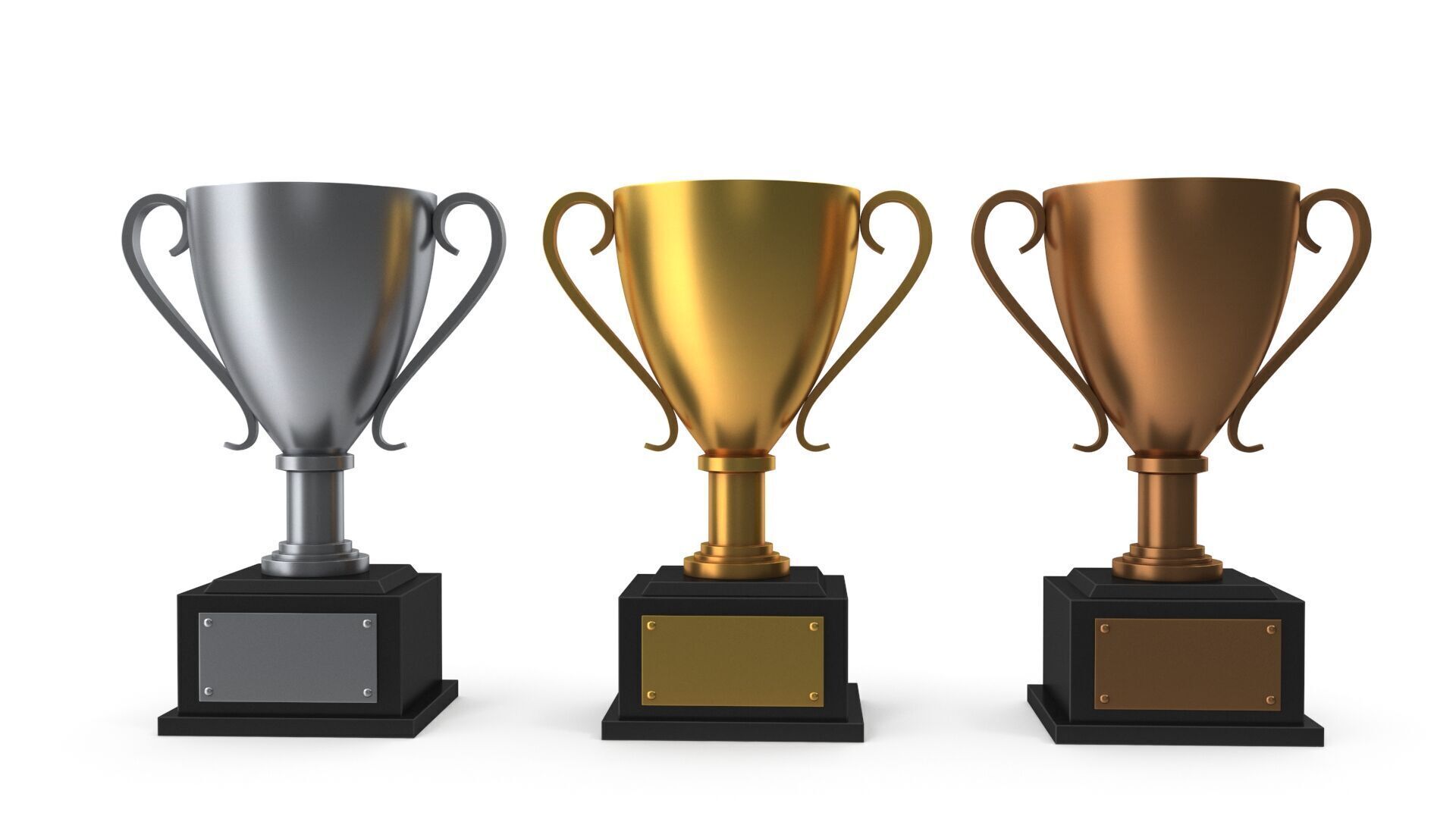 Trophy cups 3D model_7