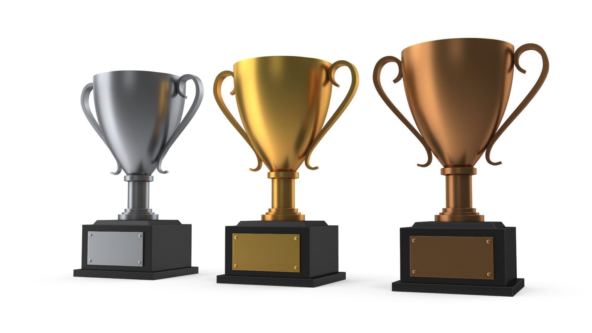 Trophy cups 3D model_8