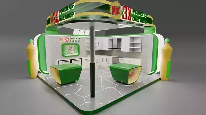 Lemon Max exhibition counter