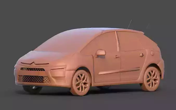 Citroen C4 Picasso 3D print model