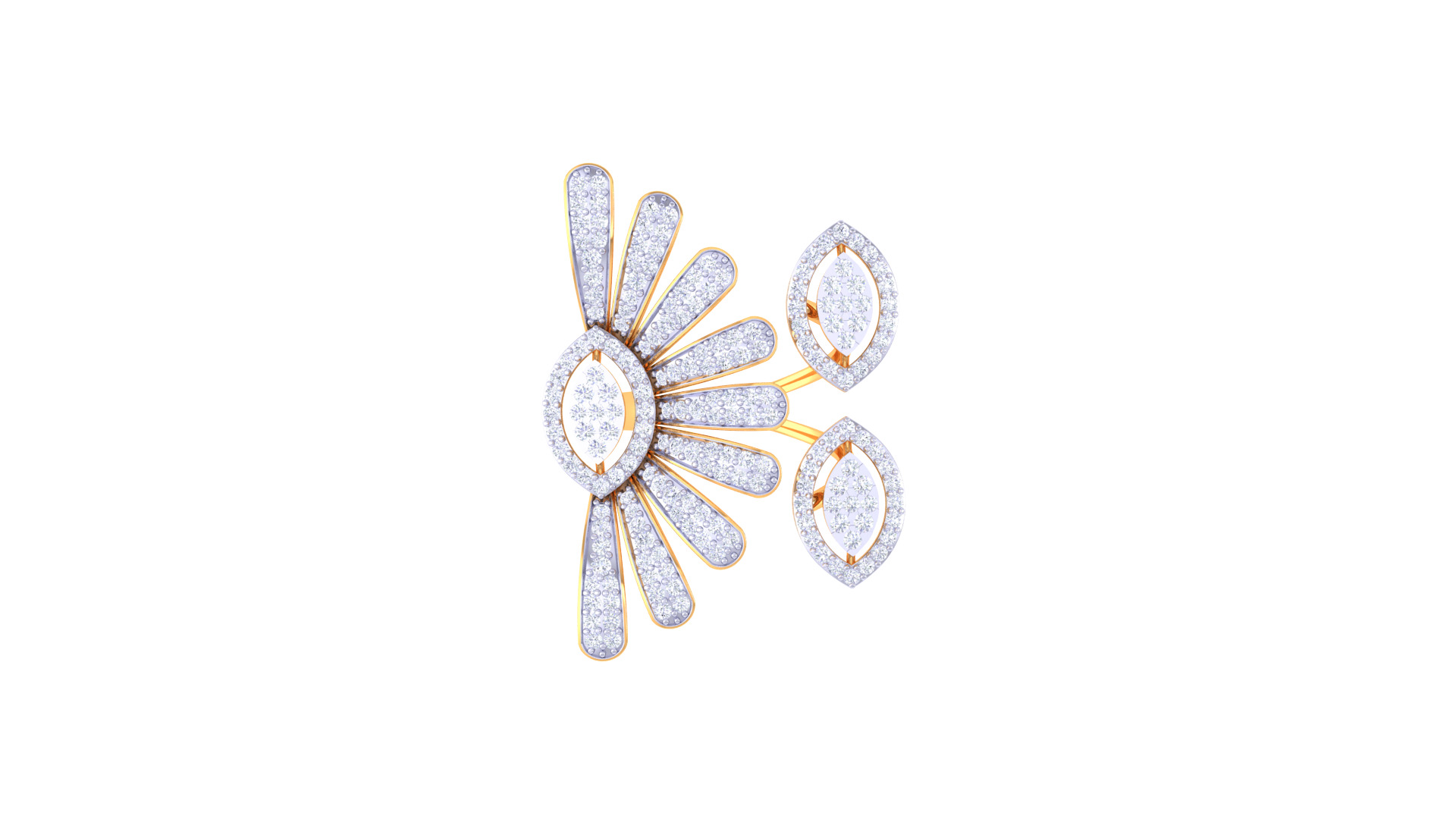 Women Ring Render 3dm STL OBJ FBX Details  3D print model_2