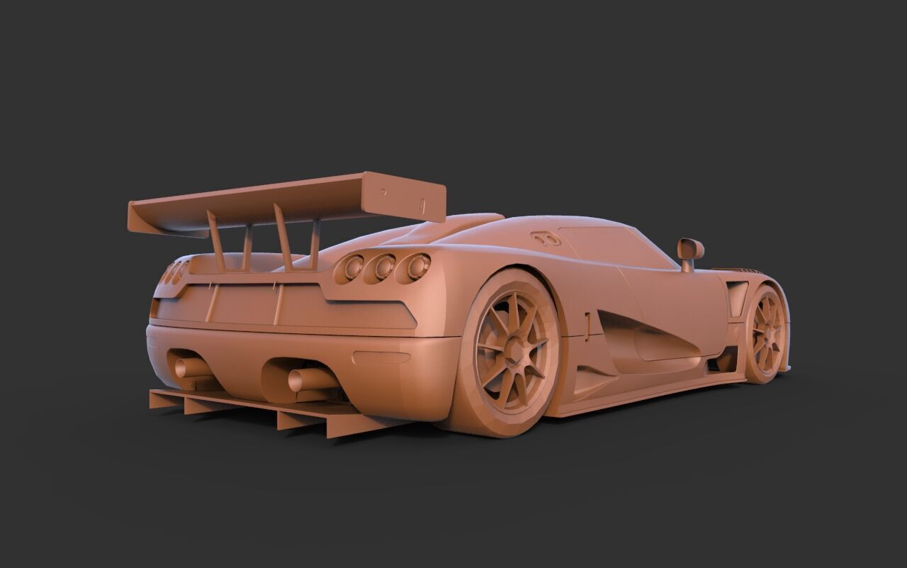 Koenigsegg CCR 3D print model_3