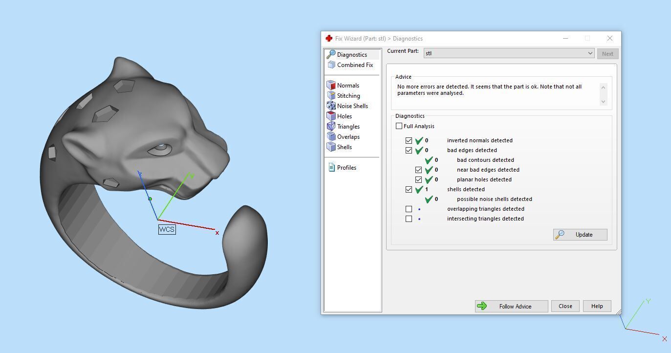 Panthere RIng Gold  3D print model_3